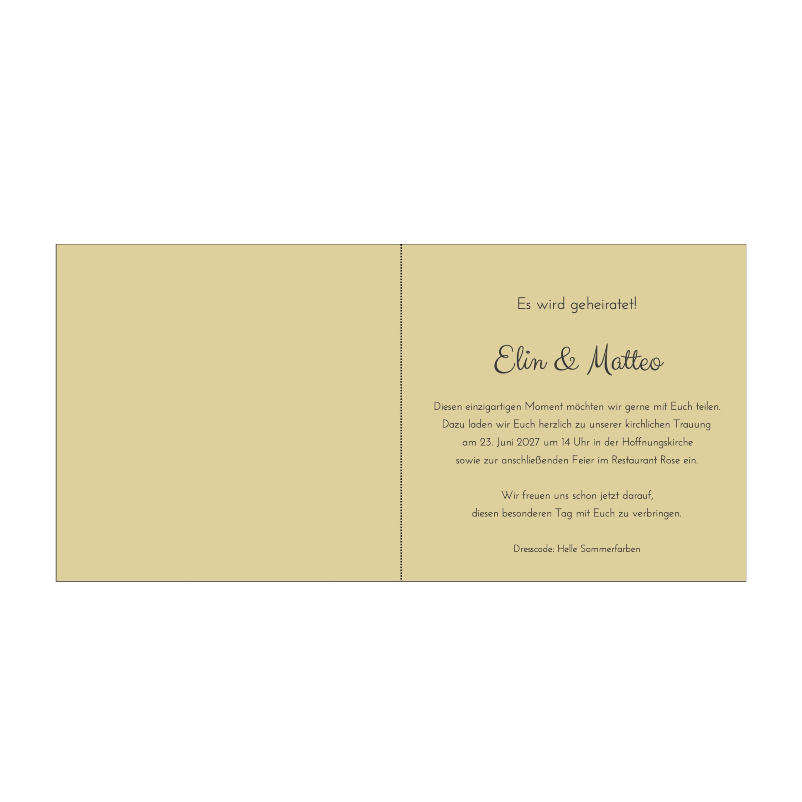 Hochzeitseinladung F1067 – Bild 5