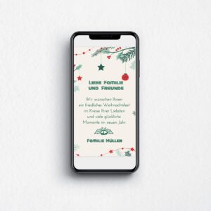 Digitale Weihnachtskarte 0005