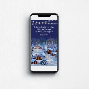 Digitale Weihnachtskarte 10107